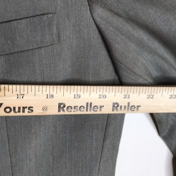 Johnny Carson mens business casual tweed button up blazer coat size 42 - Picture 11 of 13